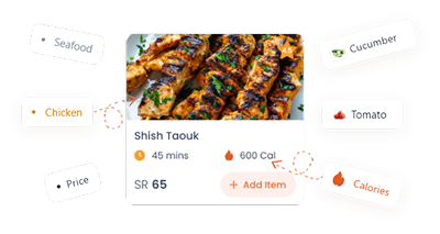 Menu categorization