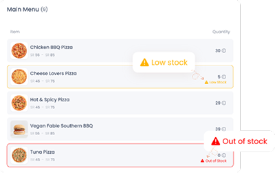 Ongoing stock tracking