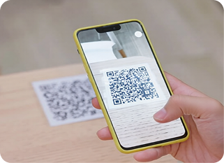 QR حسب الجدول